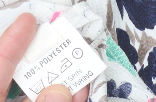 Jacques Vert Women's Floral Blouse Size 16 Multicoloured