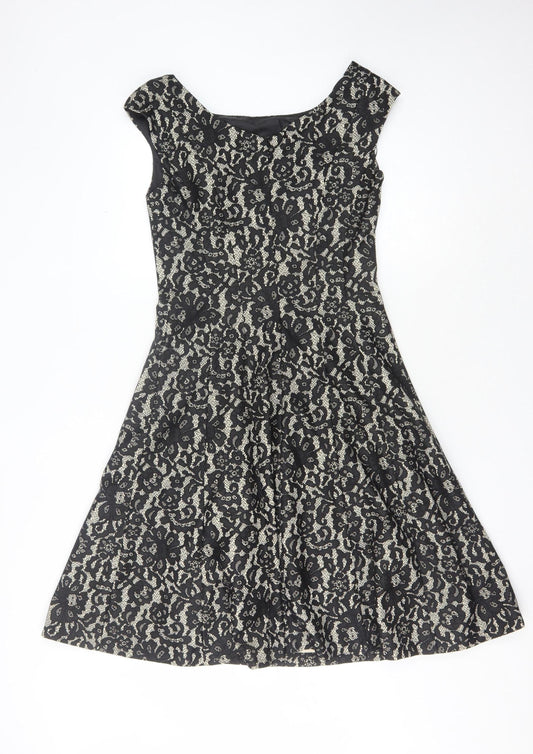 Phase Eight Women's Black A-Line Dress Size 12