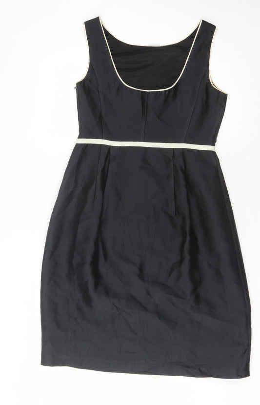 Fenn Wright Manson Black Silk Dress - UK 12