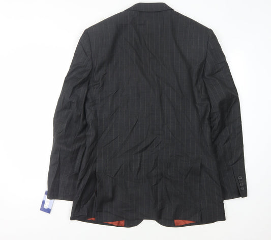 Mens UK Size 38 T.M. Lewin Regular Grey Suit Jacket