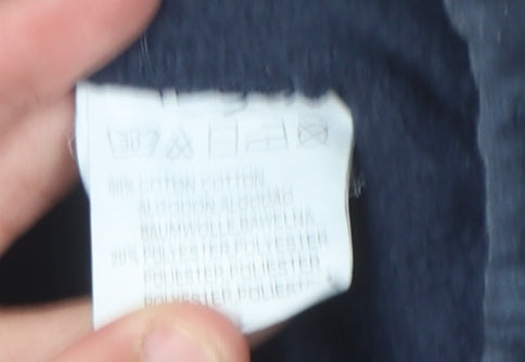 Element Men's Blue Joggers - Small, Logo, Drawstring