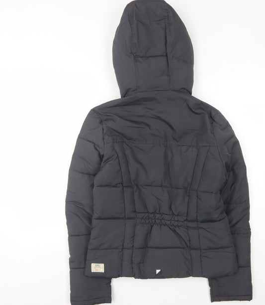 Womens UK Size 12 SoulCal & Co Black Puffer Jacket