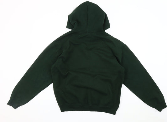 Mens UK Size M G&G Green Pullover Hoodie