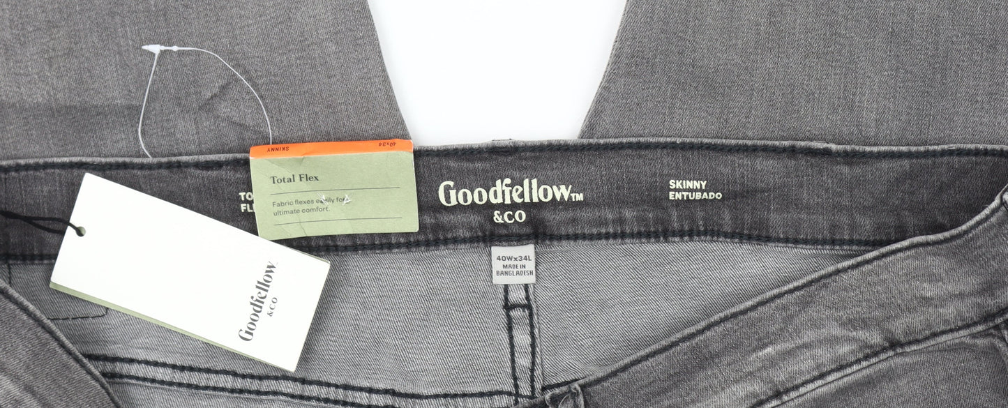 Goodfellow & Co Men's Grey Skinny Jeans, Size 40