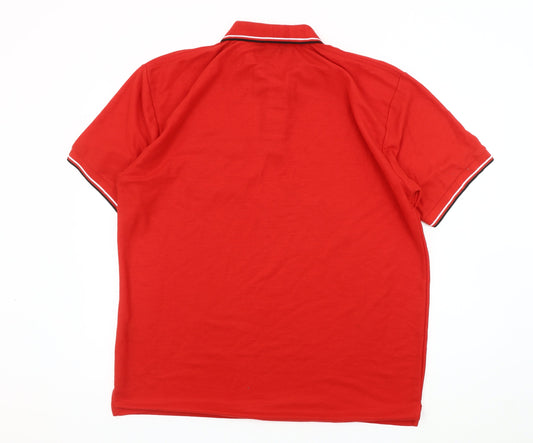 J.J. Willis Men's Red 2XL Polo Shirt
