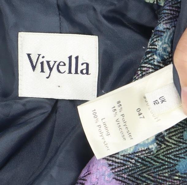Womens UK Size 12 Viyella Regular Multicoloured Blazer