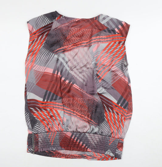 Jasper Conran Women's Multicolour Geometric Blouse - Size 10