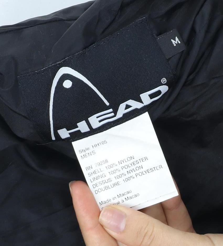 Mens UK Size M HEAD Black Basic Jacket