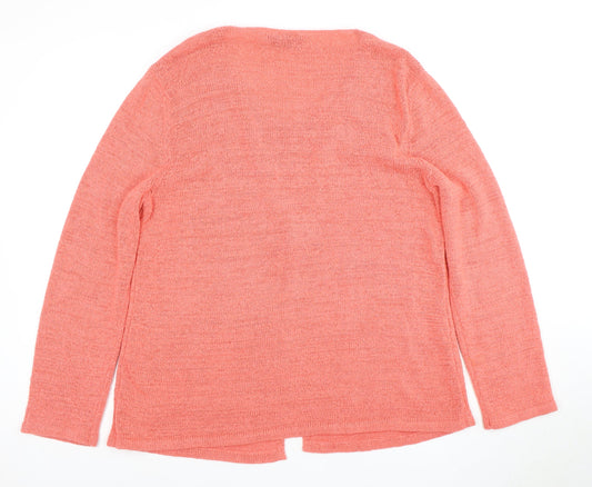 Womens UK Size 18 TIGI Pink Cardigan Jumper