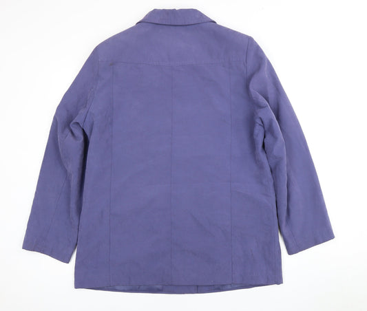 Womens UK Size 14 EWM Blue Basic Jacket