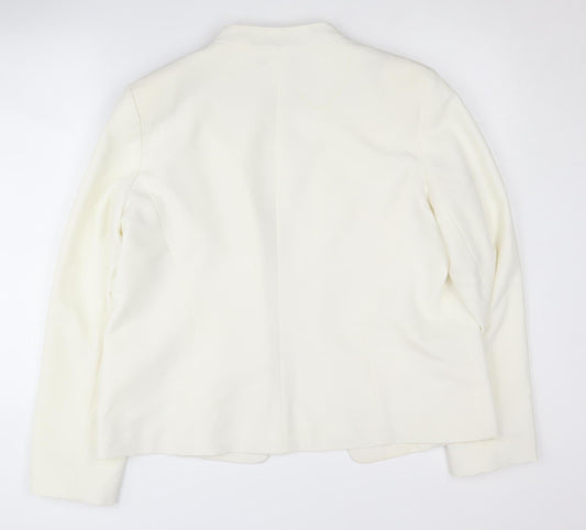 Dorothy Perkins Women's Ivory Blazer UK 18