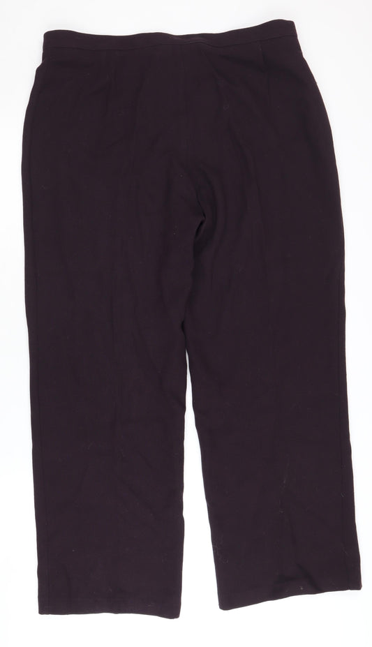 Womens UK Size 16 Marks and Spencer Black Trousers