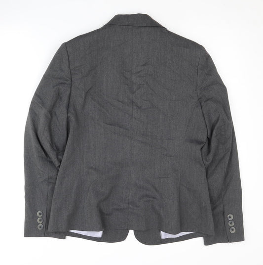 Autonomy Grey Women's Petites Blazer - Size 10