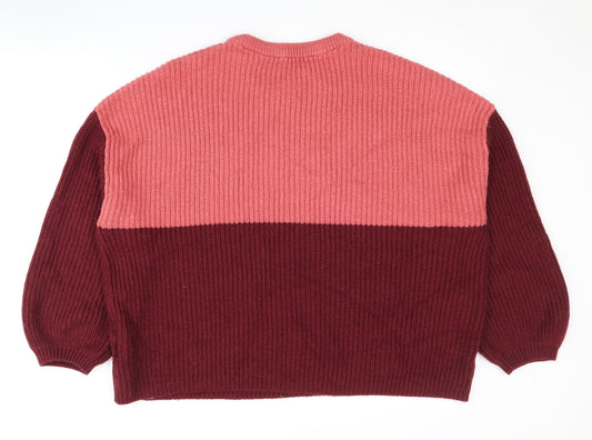 Regatta Women's Pink Chunky Knit Jumper Size 14