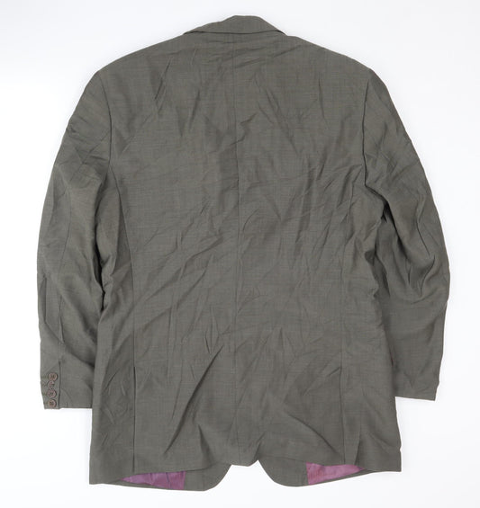 Mens UK Size 40 Ted Baker Regular Grey Suit Jacket