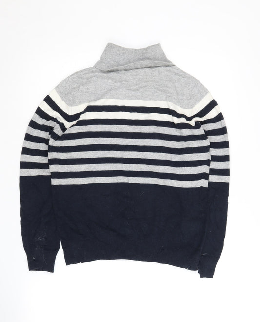 CC Women's Multicoloured Striped Pullover Jumper L