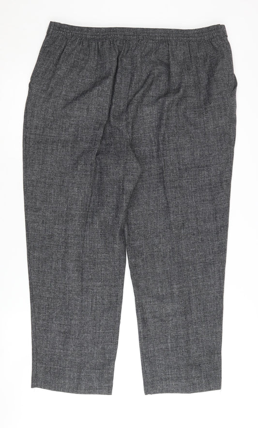 Womens UK Size 18 Honor Millburn Trousers Grey
