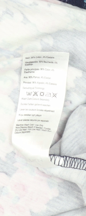 Joules Women's Multicoloured Floral Wrap Dress, Size 12