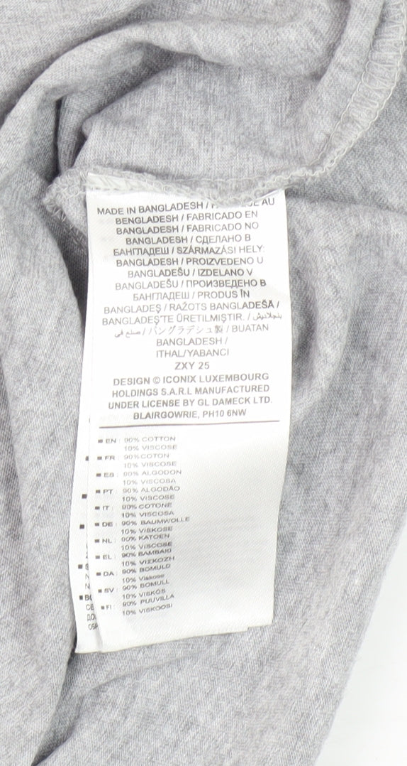 Umbro Men's Grey Logo T-Shirt Size L