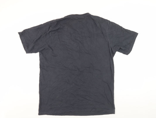 Peter Storm Men's Black Graphic Print T-Shirt, Size M