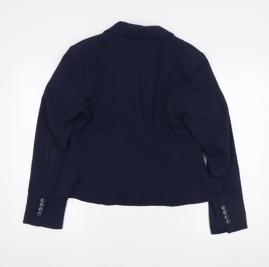 Marks and Spencer Women's Blue Suit Jacket Size 12