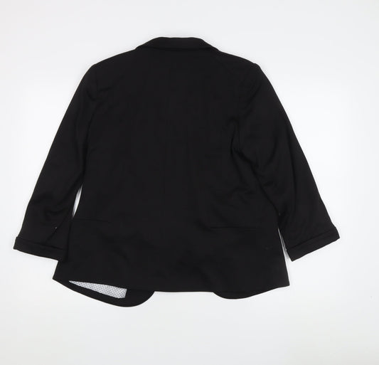 Wallis Women's Black Blazer Size 14