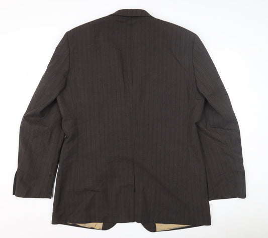 Mens UK Size 42 Remus Uomo Regular Brown Suit Jacket