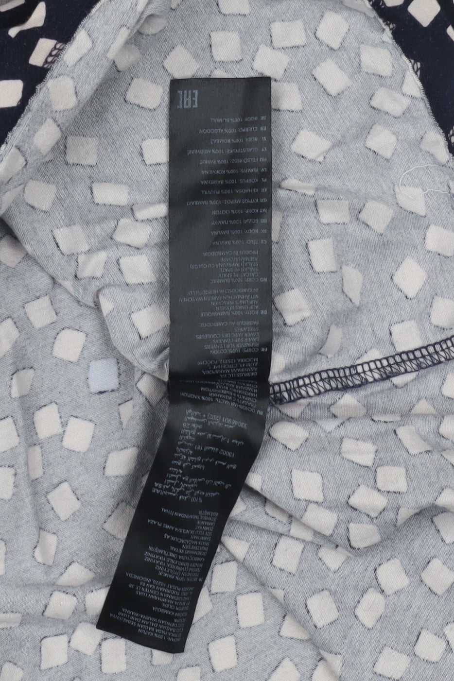 Jasper Conran Women's 3/4 Sleeve Geometric Top