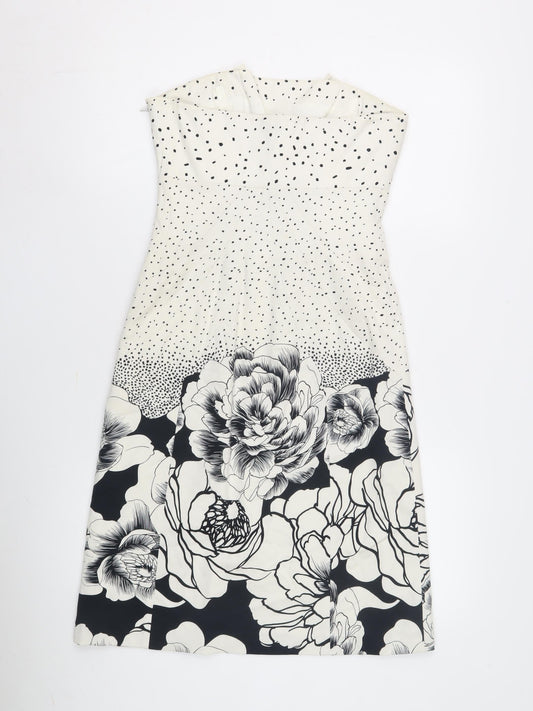 Coast Women’s Ivory Sheath Dress Size 8 - Party Wear