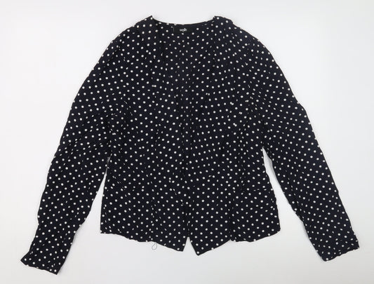 Womens UK Size M Wallis Black Basic Jacket