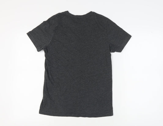 Mens UK Size S JACK & JONES Black T-Shirt