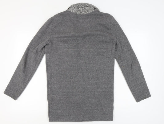 Womens UK Size XS River Island Grey Cardigan Jumper