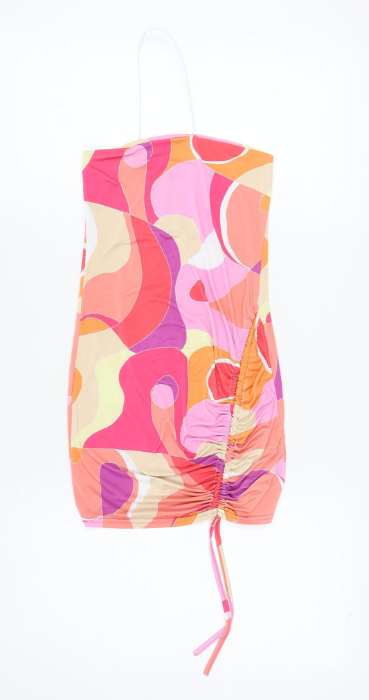 Additional front view of I SAW IT FIRST women’s multicoloured dress, size UK 4
