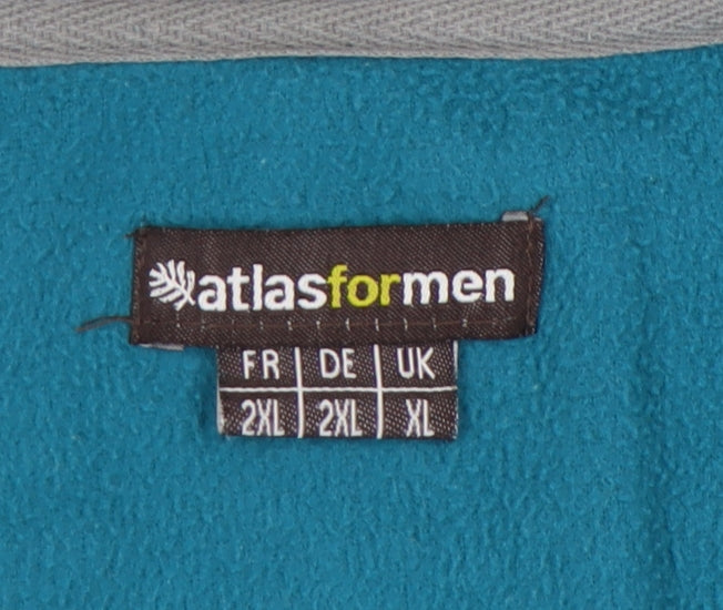 Mens UK Size XL Atlas For Men Blue Pullover Sweatshirt