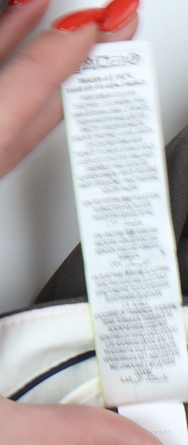 Marks and Spencer Men's Brown Straight Trousers - Size 12