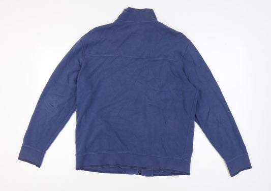 Mens UK Size M Marks and Spencer Blue Full Zip