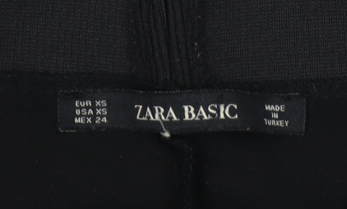 Womens UK Size XS Zara Leggings Black Leggings
