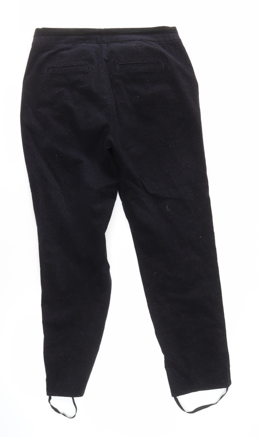 Womens UK Size 14 Marks and Spencer Regular Fit Black Trousers