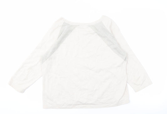 Autograph Women's Ivory Pullover Jumper Size 14