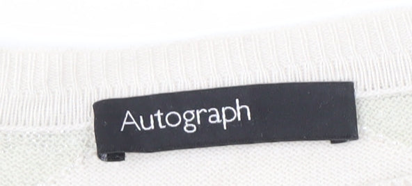 Autograph Women's Ivory Pullover Jumper Size 14