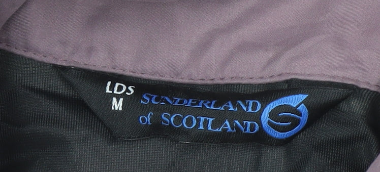 Unisex Adults UK Size M Sunderland of Scotland Purple Windbreaker Coat