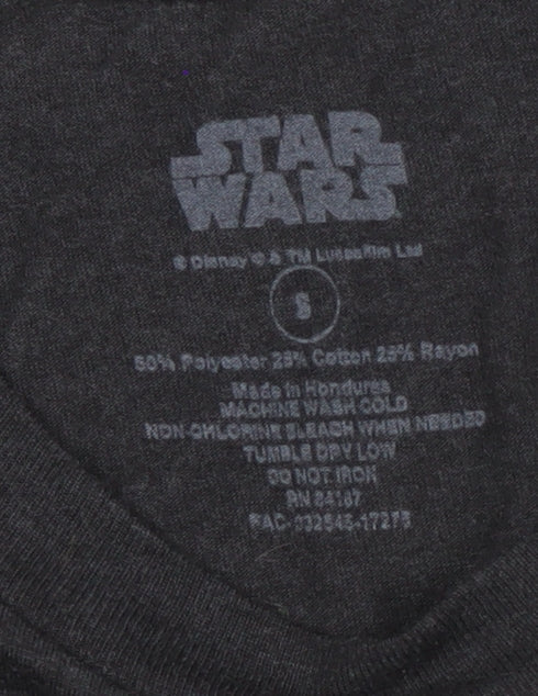 Star Wars Men's Black Small T-Shirt - Movie Logo
