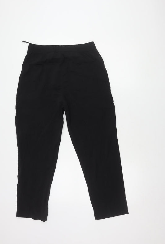 Womens UK Size M Zara Black Trousers