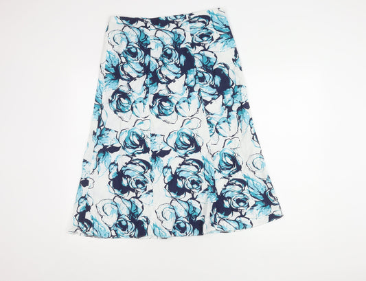 Classics Women's Multicoloured Size 12 A-Line Midi Skirt