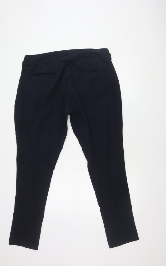 Womens UK Size 16 Yours Regular Fit Blue Trousers