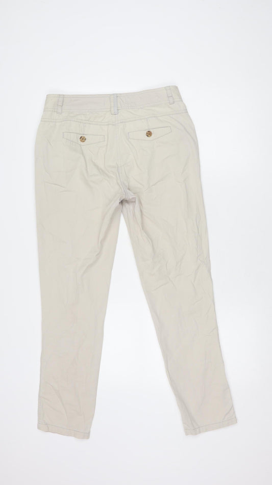 Womens UK Size 8 BHS Regular Fit Grey Trousers