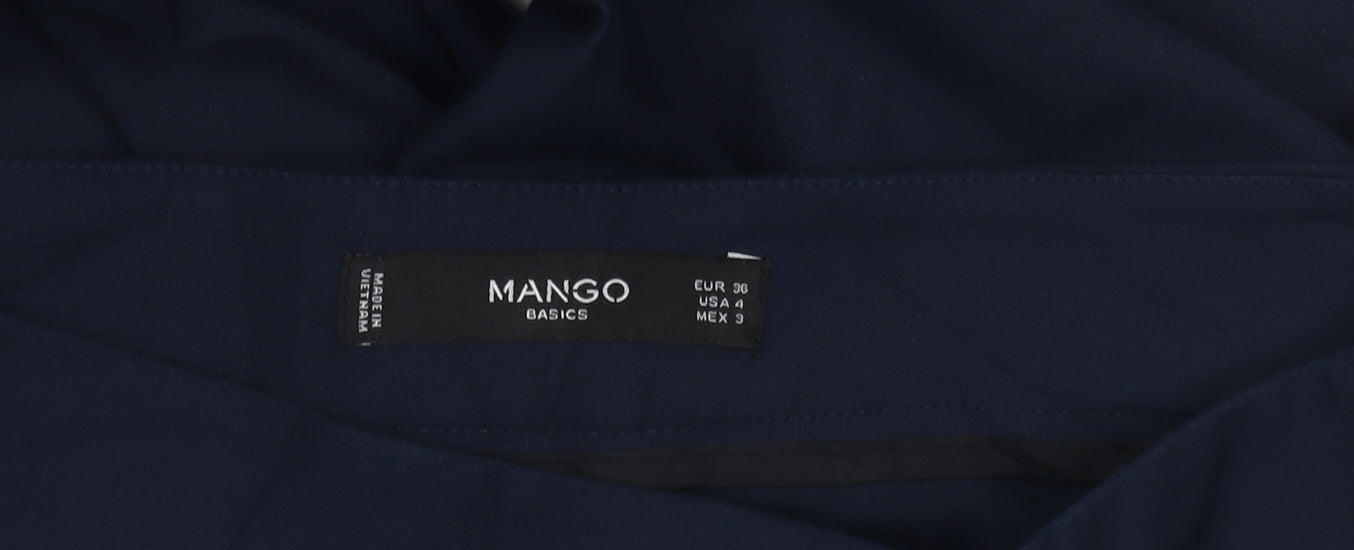 Mango Women's Blue Trousers Size 8