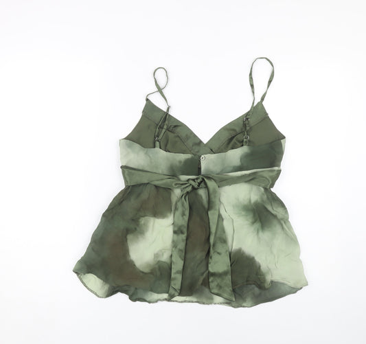 New Look Green Camisole Blouse UK 12 for Women