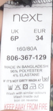 Womens UK Size 6 NEXT Multicoloured Basic T-Shirt