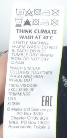 Marks and Spencer Women's Blue Nautical Shorts Size 10